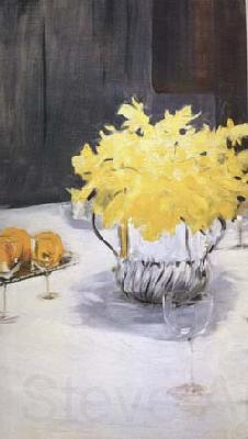 John Singer Sargent Still Life with Daffodils (mk18) Norge oil painting art